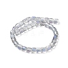 Electroplate Opaque Glass Beads GLAA-F108-10A-15-2