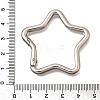 Zinc Alloy Spring Gate Rings FIND-H050-01A-P-3
