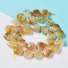 Natural Citrine Beads Strands G-B044-B10-01-2