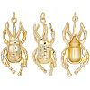 10Pcs Brass Pendants KK-BBC0021-61-7