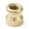 Golden Tone Round Wax Seal Brass Stamp Heads LS-AJEW-M040-01G-D-3