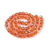 Handmade Foil Glass Beads FOIL-Q001-02G-2