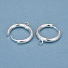 201 Stainless Steel Huggie Hoop Earring Findings STAS-P283-01G-S-1