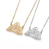 304 Stainless Steel Pendant  Necklaces NJEW-P224-28-1