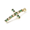 Easter Brass Pave Cubic Zirconia Pendants CU-E002-01C-G05-2
