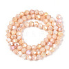 Ombre Effect Dyed Glass Beads Strands LS-GLAA-T025-4mm-09A-2