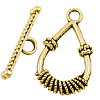 Tibetan Style Toggle Clasps LS-GLF10216Y-NF-1