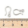 925 Sterling Silver Hook Clasps STER-S012-03B-P-3