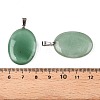 Natural Green Aventurine Pendants G-T138-207D-3