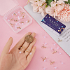 20Pcs Brass Stud Earring Findings KK-SC0003-92-3