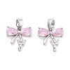 Brass Micro Pave Cubic Zirconia Pendants KK-P271-06P-B-1