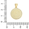 Religion Cross Brass Micro Pave Clear Cubic Zirconia Pendants CU-CBA83A6-03B-G03-3