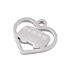 304 Stainless Steel Charms SA-CBAE30B-03G-P-2