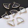 Transparent Glass Pendants GLAA-N038-12A-3