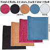 4 Sheets 4 Colors Faux Suede Book Covers DIY-CP0011-15B-2