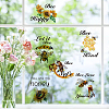 8 Sheets 8 Styles PVC Waterproof Wall Stickers DIY-WH0345-046-5