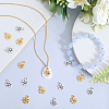 100Pcs 2 Colors Tibetan Style Alloy Charms FIND-SC0010-74-4