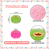 Fibre European Style Beads FIND-WH0441-24-2