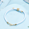 1pc Adjustable Nylon Cord Slider Bracelets for Women BJEW-LP0001-33V-G-3