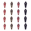 20Pcs 4 Colors Zinc Alloy Enamel Pendants ENAM-CJ0001-107-1