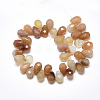 Natural Red Agate Beads Strands G-S357-C02-09-2