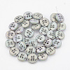 Electroplate Non-magnetic Synthetic Hematite Beads Strands G-N0322-06B-2