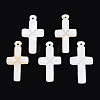 Natural Freshwater Shell Pendants SHEL-N038-08-1