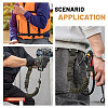 Nylon Outdoor Tactical Spring Lanyard AJEW-WH0752-319B-6