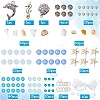 SUNNYCLUE DIY Natural Ocean Shell Stackable Bracelet Making Kit DIY-SC0024-31-2