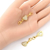 Alloy Crystal Rhinestone Magnetic Clasps ALRI-YW0001-10G-3