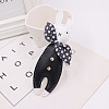 PU Leather Rabbit Keychain PW-WG67475-02-1