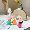 30Pcs 5 Colors Mini Straw Hat for Doll Decorative Accessories DIY-BC0014-20-7