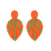 Raffia Stud Dangle Earrings WG204BE-02-1