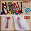 100Pcs Rectangle Frosted Plastic Packing Resealable Bags ABAG-CY0001-09-6