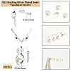 200Pcs Brass Bead Tips Knot Covers KK-BBC0015-90S-03-2