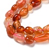 Natural Red Agate Beads Strands G-P497-01A-11-4