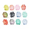 Baking Paint Transparent Glass Beads GL-CBA15FA-15-1