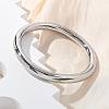 304 Stainless Steel Plain Bangles for Women BJEW-K271-01P-2