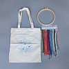 Canvas Bag Embroidery Starter Kits DIY-WH20005-06A-1