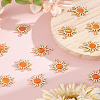 12Pcs Golden Alloy Pendants FIND-LP0002-23-3