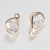 Glass Rhinestone Pendants IFIN-F144-24G-2