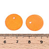 Spray Painted Natural Capiz Shell Disc Charms BSHE-T014-02B-3