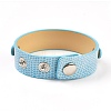 PU Leather Cord Bracelets BJEW-E350-12B-2