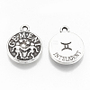 Tibetan Style Alloy Charms TIBE-Q084-05AS-LF-2