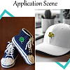 16pcs 2 styles Embroider Thread Iron on/Sew On Patches DIY-CY0001-27-4