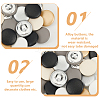 36Pcs 6 Colors Aluminum Snap Buttons FIND-WR0011-57B-3