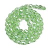 Transparent Electroplate Glass Beads Strands LS-EGLA-N013-T4mm-B13-2