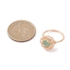 4Pcs 4 Styles Gemstone Finger Rings RJEW-TA00235-01-3
