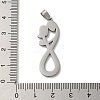 Non-Tarnish 304 Stainless Steel Pendants STAS-O005-08P-3