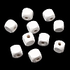 Spray Painted Wooden Beads WOOD-P021-01C-30-1